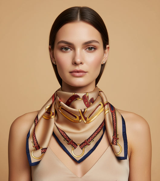 Foulard Poly 100%  dis 62142 var 63