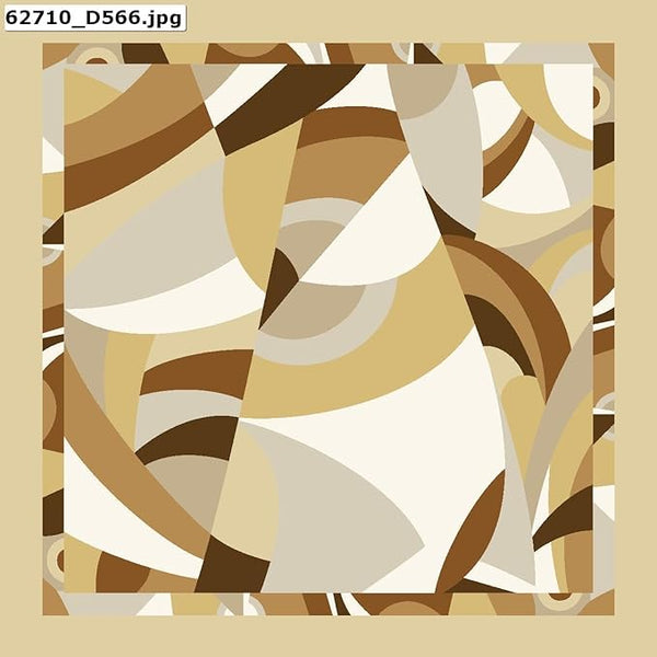 Foulard Satin Poly cm 90 x 90 - variante Beige D566