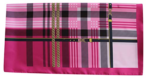 Foulard Seta 100% disegno 62854 var 1 rosa