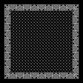 Bandana Cotone 100% dis 70001 A var 3 Nero