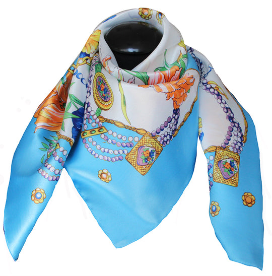 Foulard Poly  100% dis 92641 var 11