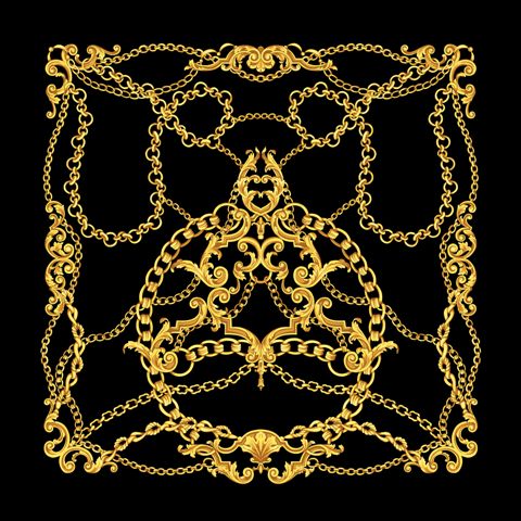 Foulard Poly 100%  dis 62531 var 20