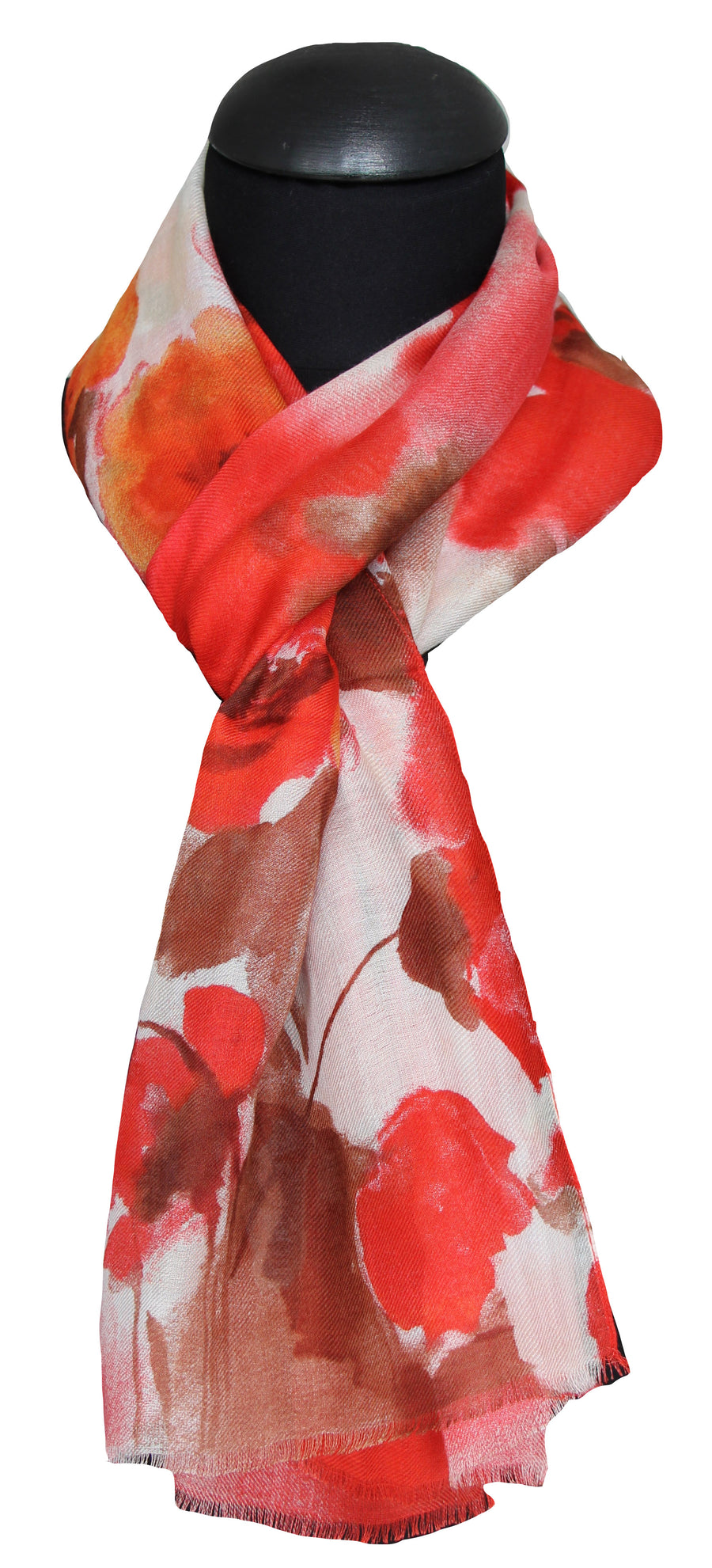 Sciarpa Modal 100 % Fiocco mis cm 45 x 180 Stampa digitale made in Italy
