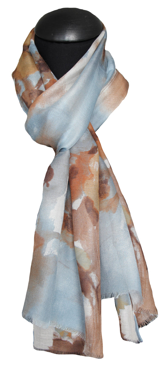Sciarpa Modal 100 % fiocco mis cm 45 x 180 stampa digitale made in italy