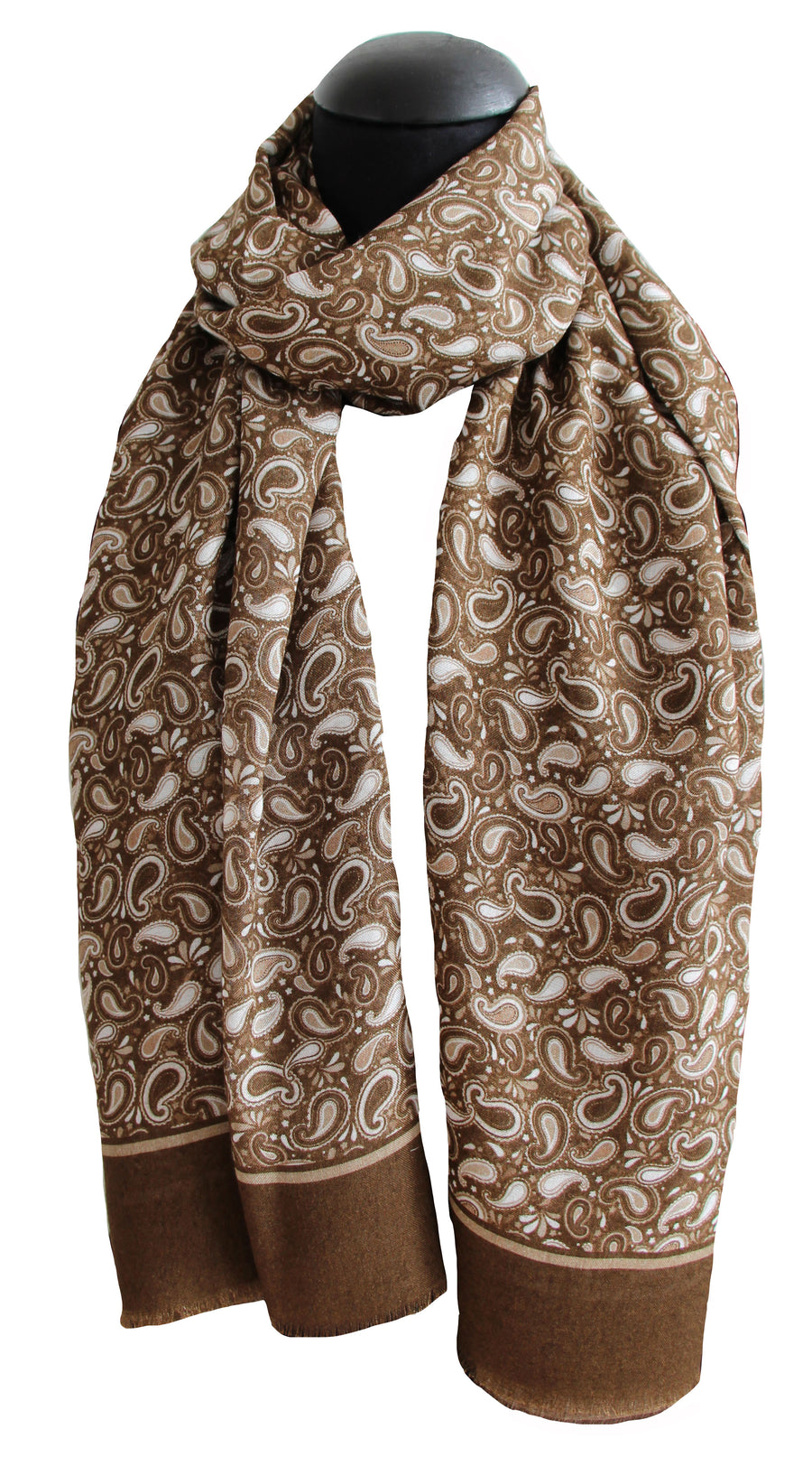 Sciarpa Modal 100% Fiocco var Moro Cammello