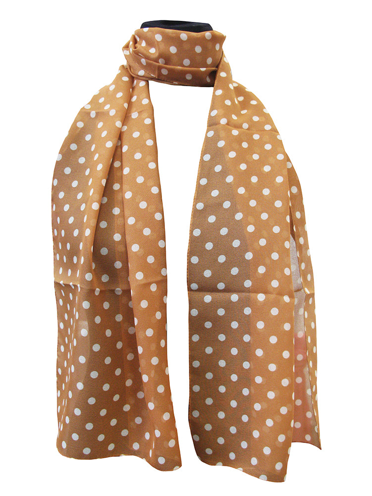 sciarpina Poly 100% dis 03466 pois var cammello