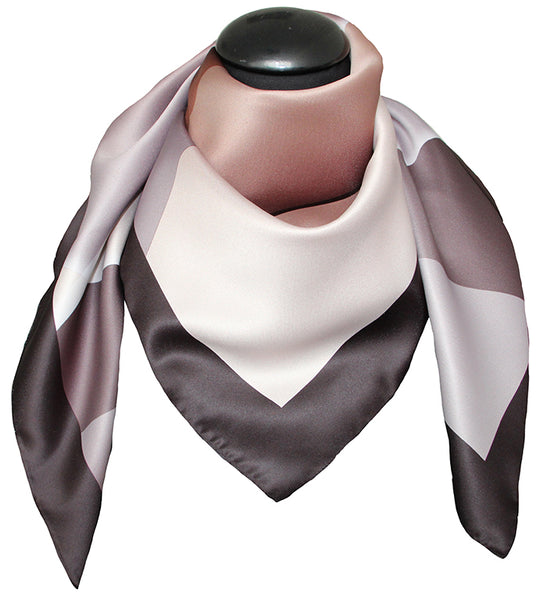 Foulard Poly 100% dis 62785 var 29 moro - tortora