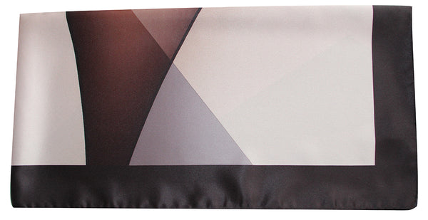 Foulard Poly 100% dis 62785 var 29 moro - tortora