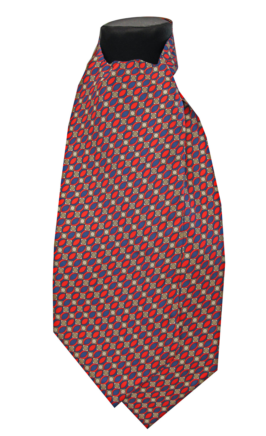 Ascot Tessago in seta 100% bordeaux