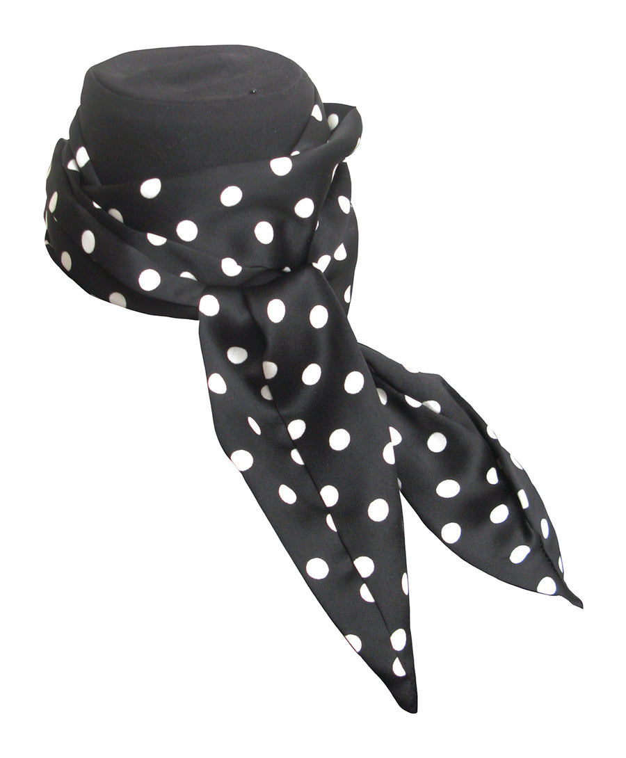 Twilly poly  100% disegno pois variante Nero - bianco