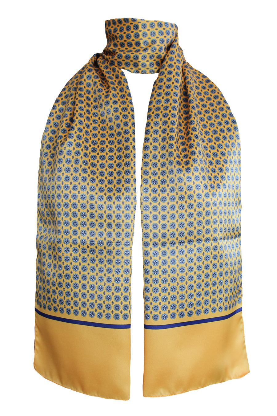 Sciarpa Raso Poly Dis 57696 var 7 Giallo