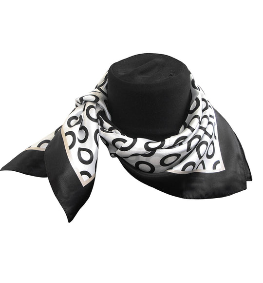 Foulard Tessago in seta crêpe de Chine 53x53 Made in Italy